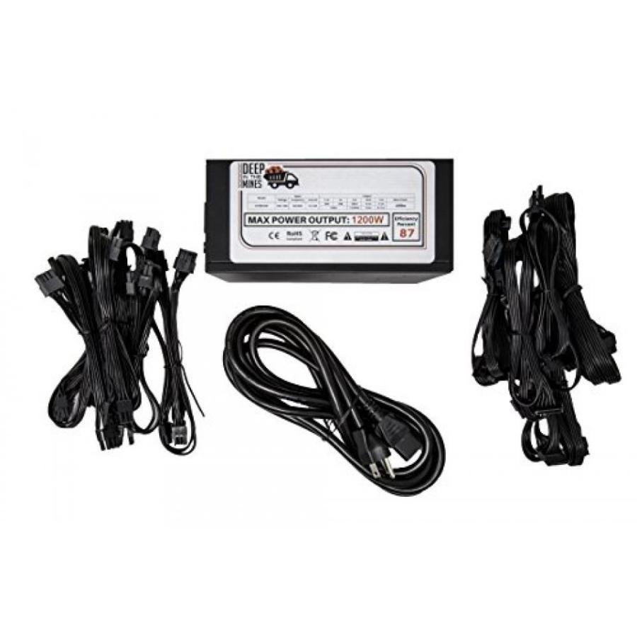 電源ユニット Deep In The Mines 1200w Modular 87% Efficiency ATX Power Supply 100v-240v