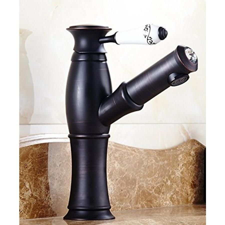 ミキサー AWXJX Copper Washing The Face Bathroom Rotation Hot and Cold and Pull Out The Sink Mixer Taps