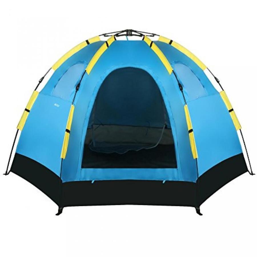 テント Etuoji Outdoor Waterproof Automatic Family Tent 5-8 Person Zippered Door for Backpacking Travel (US STOCK)