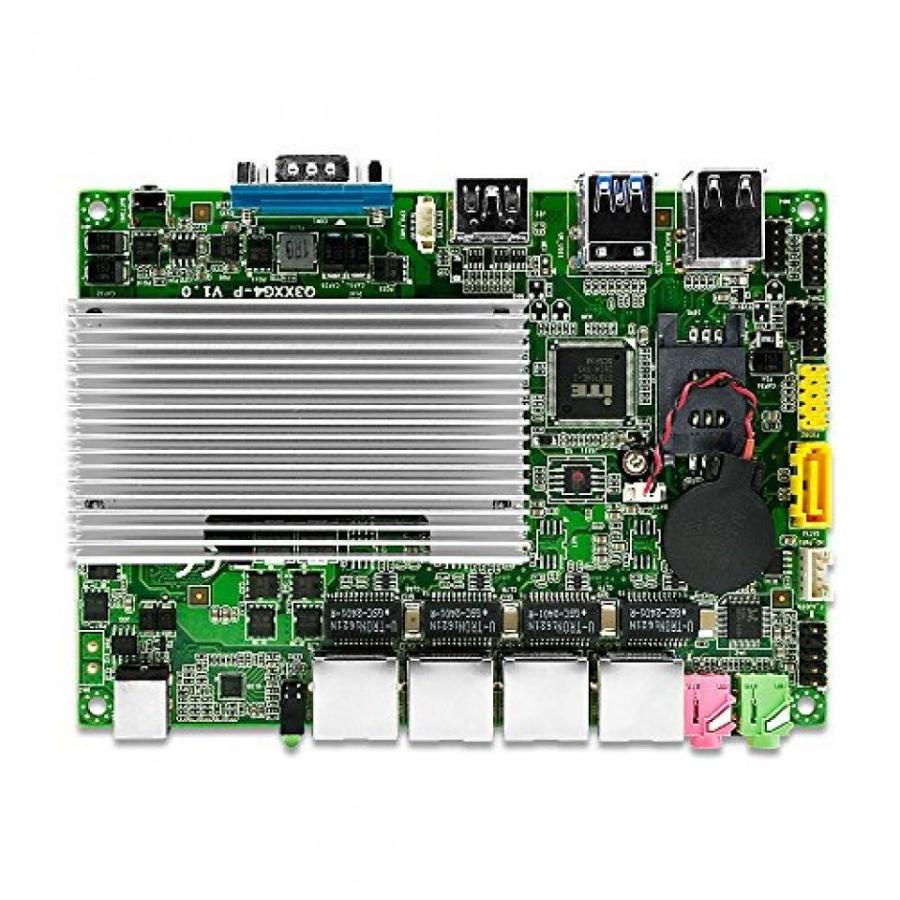 PC パソコン Qotom-Q310G4 Fanless Powerful Mini PC with 4 Ethernet LAN Support pfSense Intel Celeron Processor 3215U Computer (8G RAM + 512G SSD)｜sonicmarin｜06