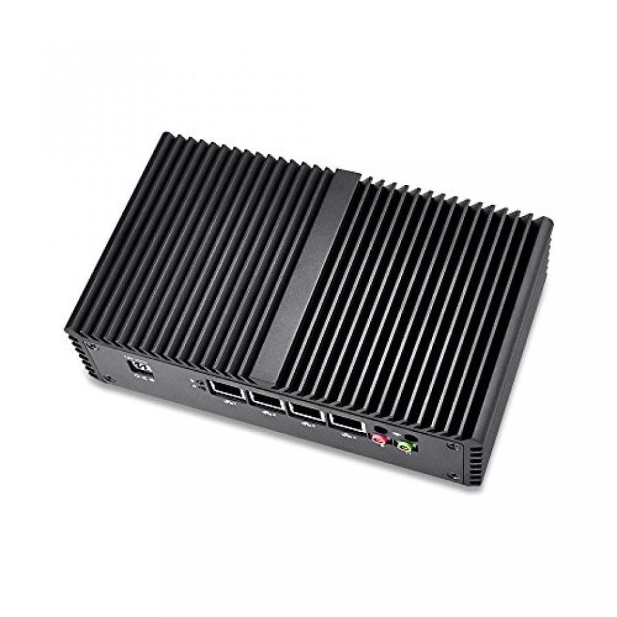 PC パソコン Qotom-Q310G4 Fanless Desktop Computer with 4 Gigabit Ethernet LAN Support pfSense Intel Celeron Processor 3215U Computer (2G RAM + 500G｜sonicmarin｜03