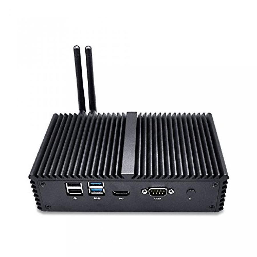 PC パソコン Qotom-Q330G4 Fanless Mini PC with 4 Ethernet LAN Support pfSense Intel Core i3-4005U AES-NI Computer (2G RAM + 256G SSD + 300M WiFi +｜sonicmarin｜03