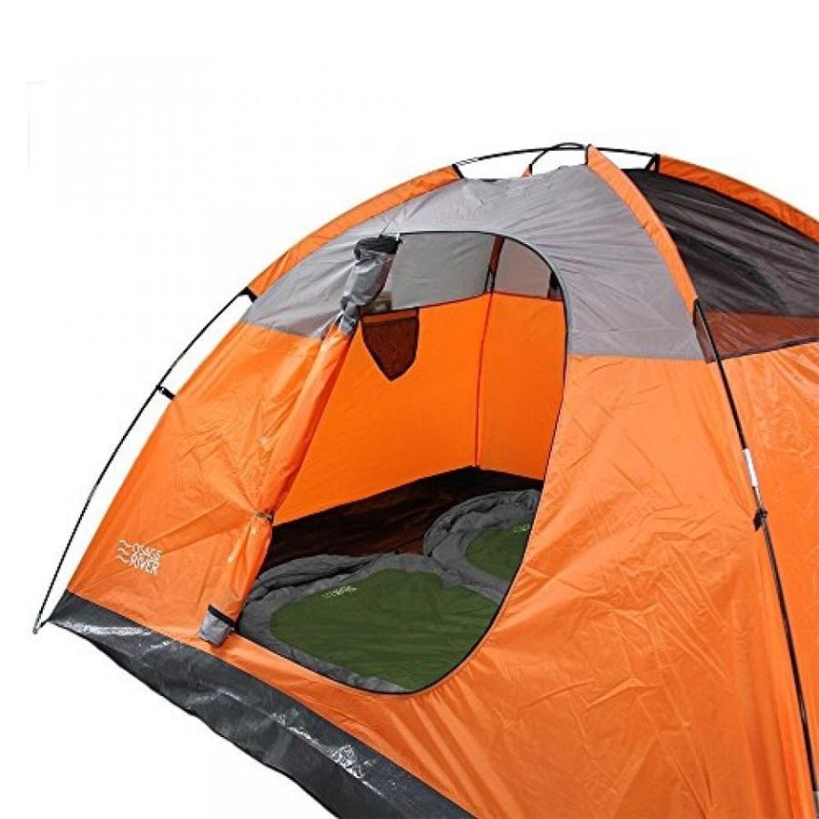 テント Camping Tents Osage River Orange Heavy Duty Waterproof 4-person Backpacking Tent｜sonicmarin｜03