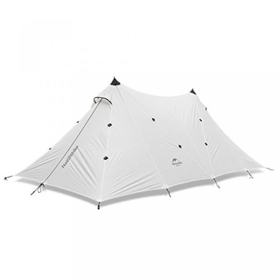 テント Tentock Multi-purpose Silicon Rainproof Twin Peaks Large Canopy for Outdoor Sunshade Camping Tent Shelter(white)