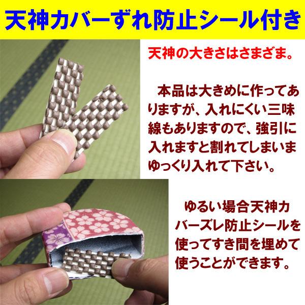 胴掛 津軽三味線用 美しすぎる津軽胴掛22 天神カバー付 透明