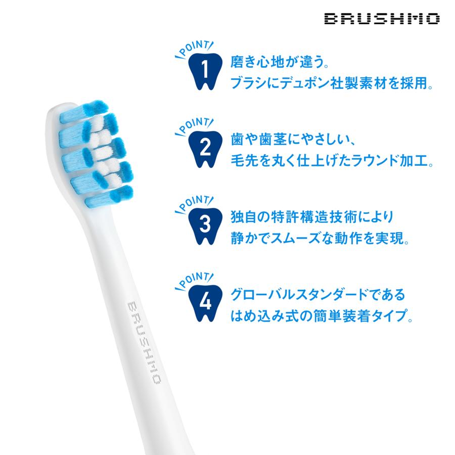 フィリップス ソニッケアー 替えブラシ 電動歯ブラシ 対応 Philips Sonicare ガムプラス ガムヘルス スタンダード 8本入 ブラシモ 互換 替ブラシ｜sonimart｜02