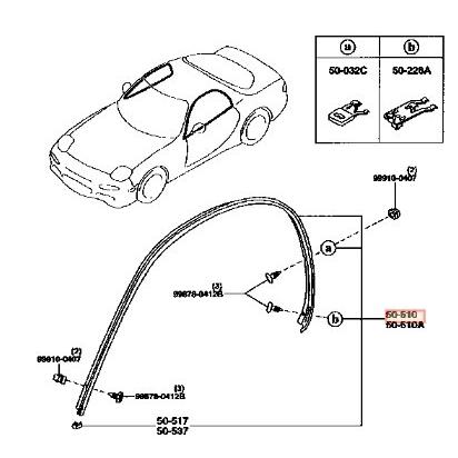 ☆ マツダ 純正 新品 FD3S RX-7 フロント ドアウエザストリップ