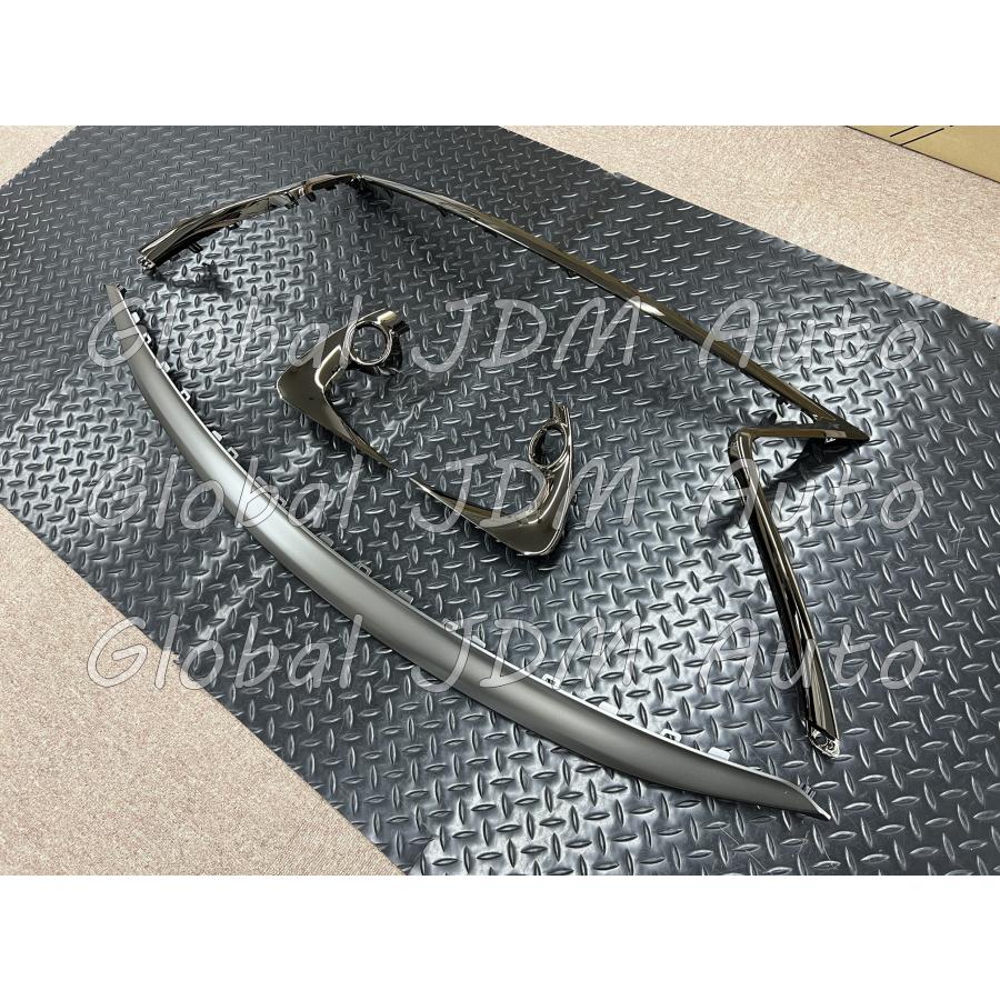 ★ レクサス 純正 新品  LEXUS RC Fスポーツ Prime Black スピンドルグリルフレーム 漆黒メッキ フォグランプカバー 左右 ロアモール 4点 |  | 02