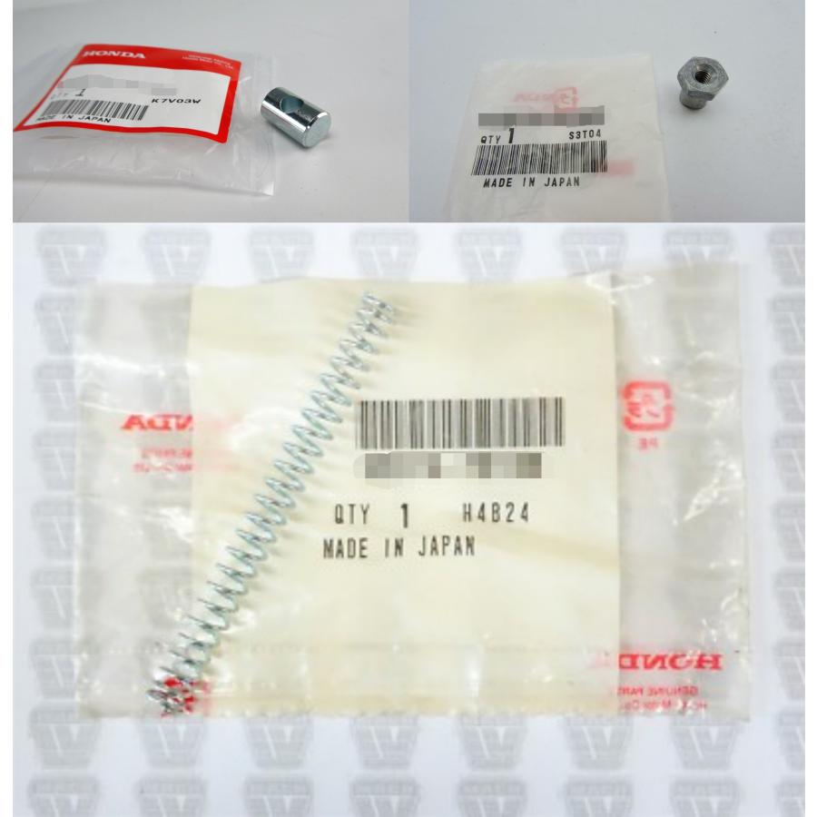 ★ ホンダ 純正 新品  モンキー ダックス シャリー ゴリラ カブ リアブレーキ用3点セット Ｂタイコ アジャストナット リターンスプリング | 