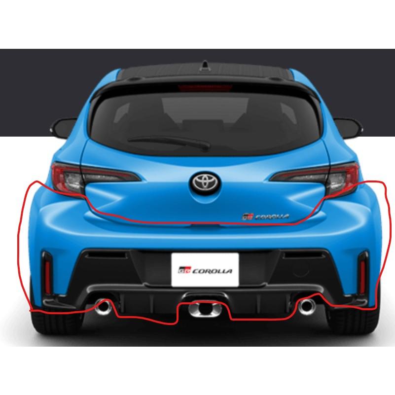 各色有り☆ トヨタ 純正 新品 GRカローラ リヤバンパー 一式 セット