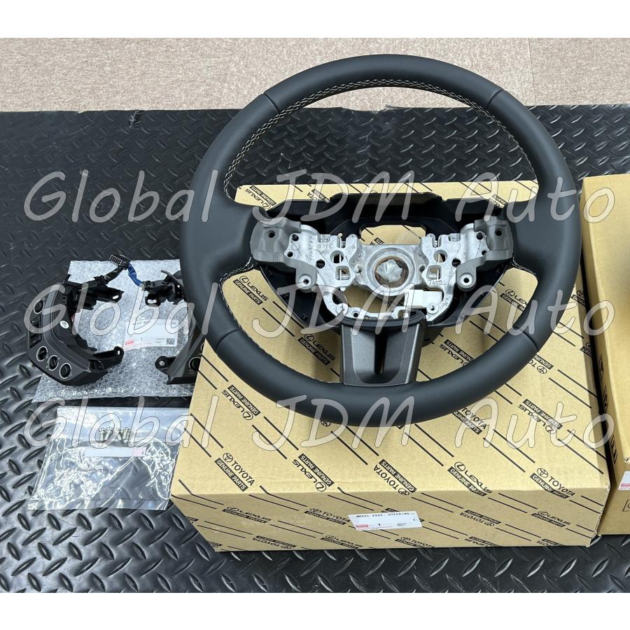 トヨタ 純正 新品 GRヤリス 26式 GRステアリング セット 6MT グレーステッチ ヒーター有り 2026 |  | 01