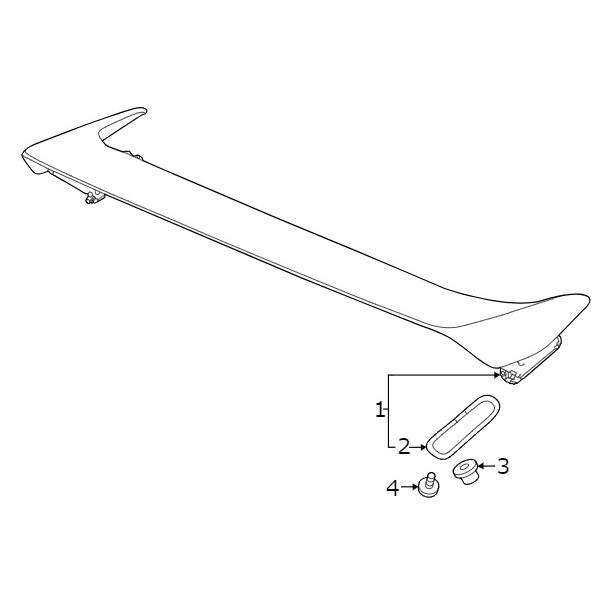 ☆ ホンダ 純正 新品 シビック タイプR FL5 リア ウイング 一式 ☆ ホンダ 純正 新品 シビック タイプR FL5 リア ウイング 一式
