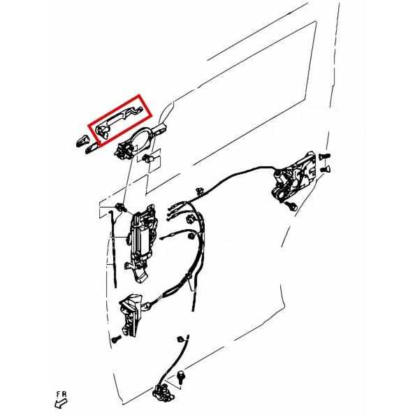 ☆ 三菱 純正 新品 CV5W デリカD:5『リア』『右側』アウタードア