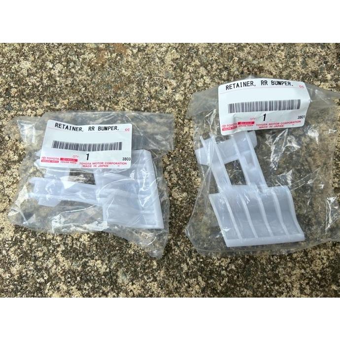 新品純正30系プリウスリアバンパーサイドサポート左右 ☆ トヨタ 純正 新品 30 プリウス リアバンパー アッパーサイド