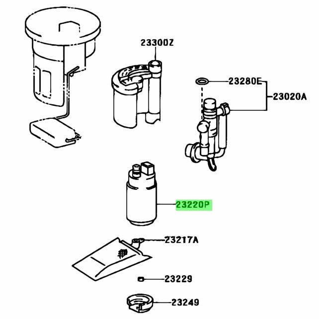 ☆ トヨタ 純正 新品 JZS16# アリスト フューエルポンプ 燃料ポンプ 燃