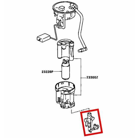 トヨタ 純正 新品 JZS16# アリスト フューエルプレッシャー