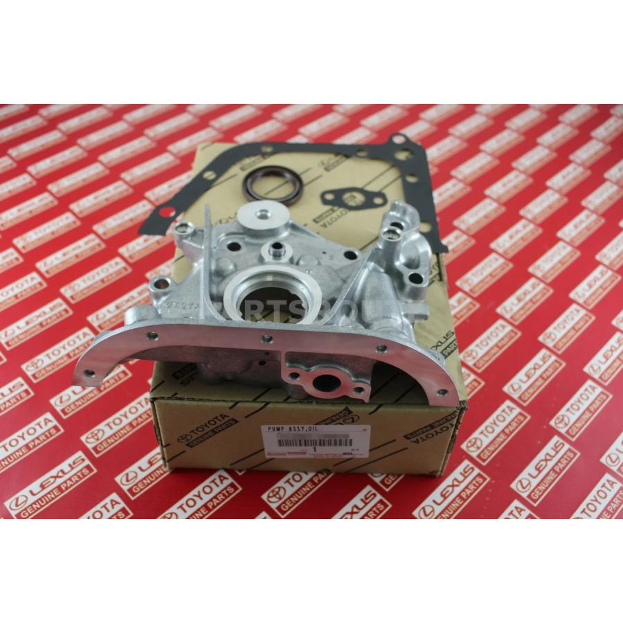☆ トヨタ 純正 新品 AE86 4AG 16バルブ用 オイルポンプ ASSY 交換