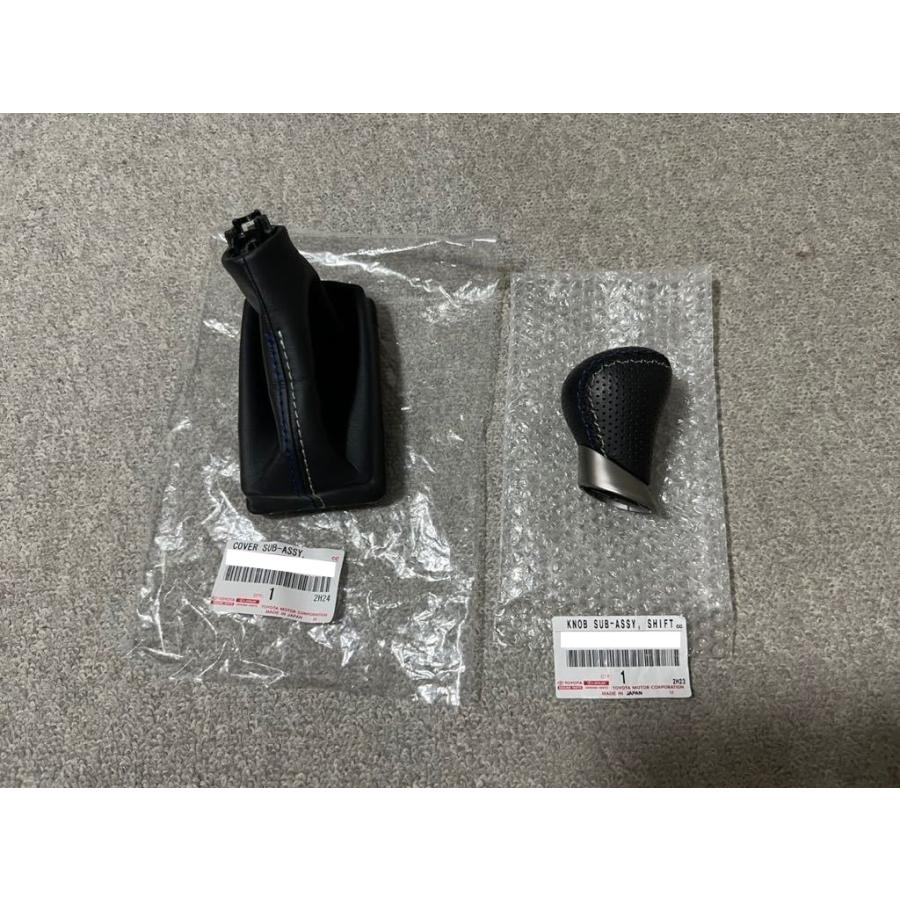 ★ レクサス 純正 新品  30レクサスIS RC-F シフトノブ＆シフトブーツ 青ステッチ 内装 ドレスアップ | 