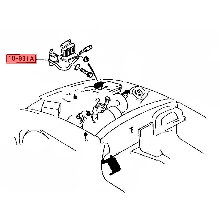 ★ マツダ 純正 新品  サバンナ RX-7 FC3C フューエルポンプ ソレノイド レジスター | 