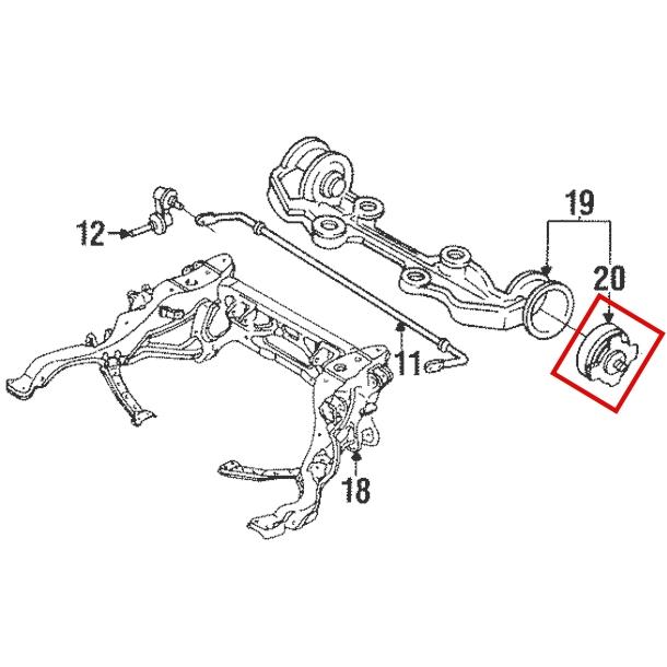 ★ マツダ 純正 新品  FD3S RX-7 デフケース マウントラバー Differential Case Mounting Rubber RX7 FD | 