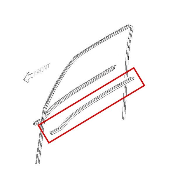 ☆ スバル 純正 新品 サンバー用 ドアガラス インナー ウェザー