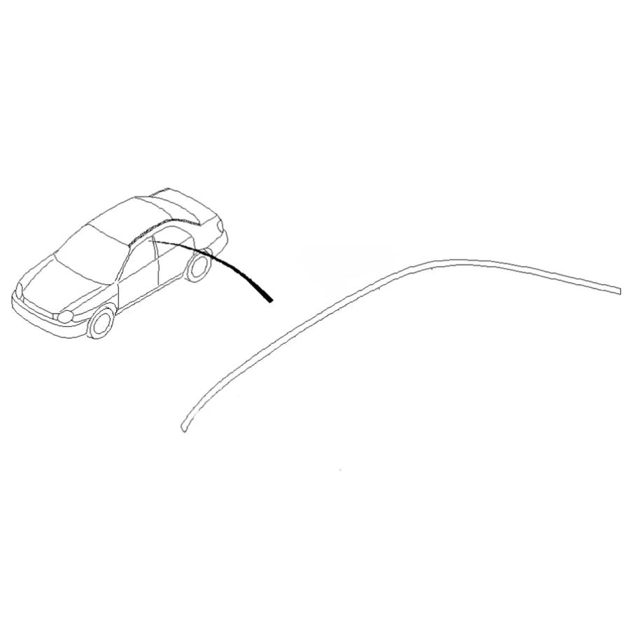 ☆ スバル 純正 新品 インプレッサ 4Dセダン 5Dワゴン ルーフ 左側