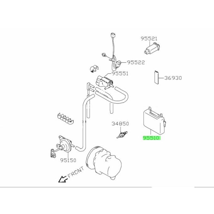 スズキ カプチーノ 純正 エアコン コントローラー ☆ スズキ 純正 新品 カプチーノ EA11R エアコン コントローラー a/c