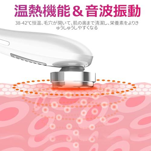 美顔器 ems 温冷美顔器 1台8役 超音波美顔器 温熱ケア LED光 EMS
