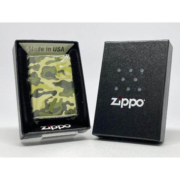 ZIPPO[ジッポー]CAMOUFLAGE DESIGN カモフラージュデザイン グリーン 200-CAMOGREEN |  | 04