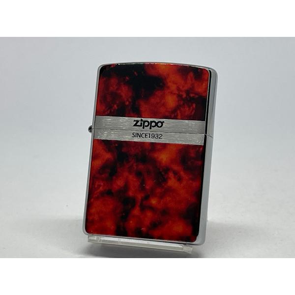 ZIPPO[ジッポー]両面加工 MARBLE & LOGO マーブル＆ロゴ レッド 200-REDZ | 
