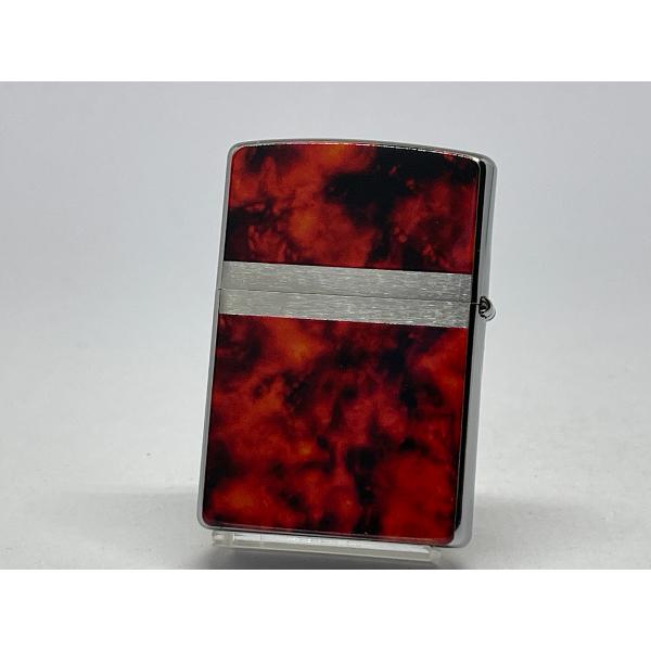 ZIPPO[ジッポー]両面加工 MARBLE & LOGO マーブル＆ロゴ レッド 200-REDZ |  | 01