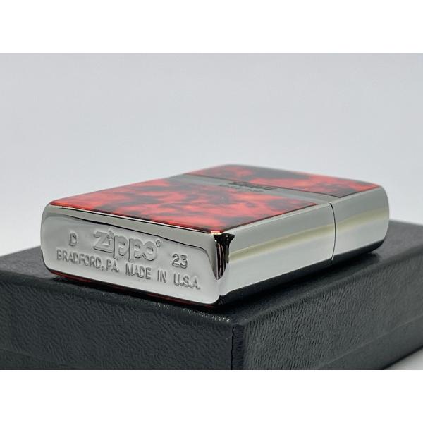 ZIPPO[ジッポー]両面加工 MARBLE & LOGO マーブル＆ロゴ レッド 200-REDZ |  | 02