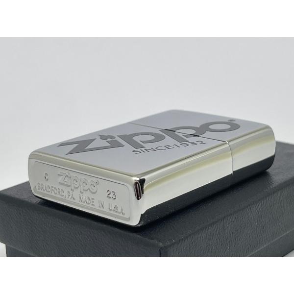 ZIPPO[ジッポー]ZIPPO LOGO ジッポーロゴ クロームメッキプリント仕上げ ブラック 25C-LOGOBK |  | 02
