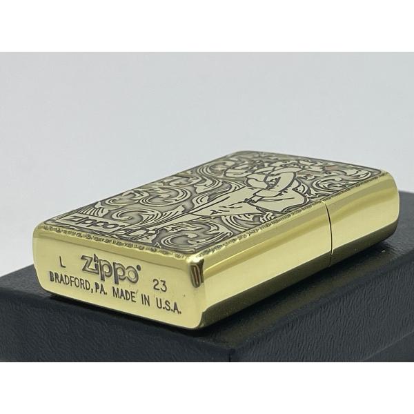 ZIPPO[ジッポー]両面加工 ARABESQUE WINDY アラベスクウインディ 真鍮