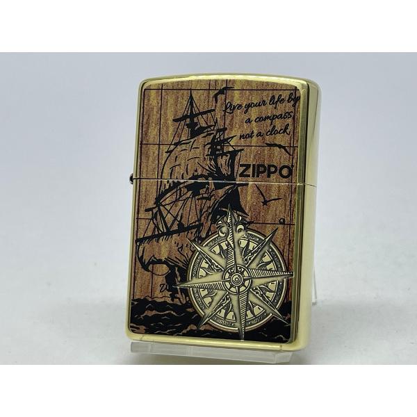 ZIPPO[ジッポー] COMPASS(ゴールド) 2BI-COMPASS | 