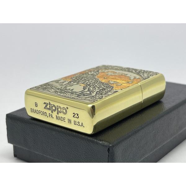 ZIPPO[ジッポー]WOLF DESIGN ウルフデザイン 真鍮いぶし 2BI-WOLF | ZIPPO | 02