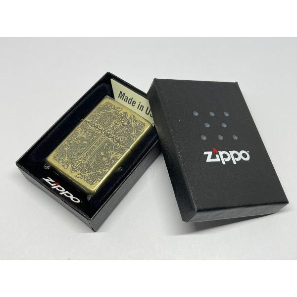 ZIPPO[ジッポー]CROSS アラベスク＆クロス 真鍮いぶし 2BIB-CROSS | ZIPPO | 03