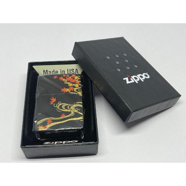 ZIPPO[ジッポー]和柄デザイン Japanese Deesign 紅葉 2BKG-MAPLE | ZIPPO | 03
