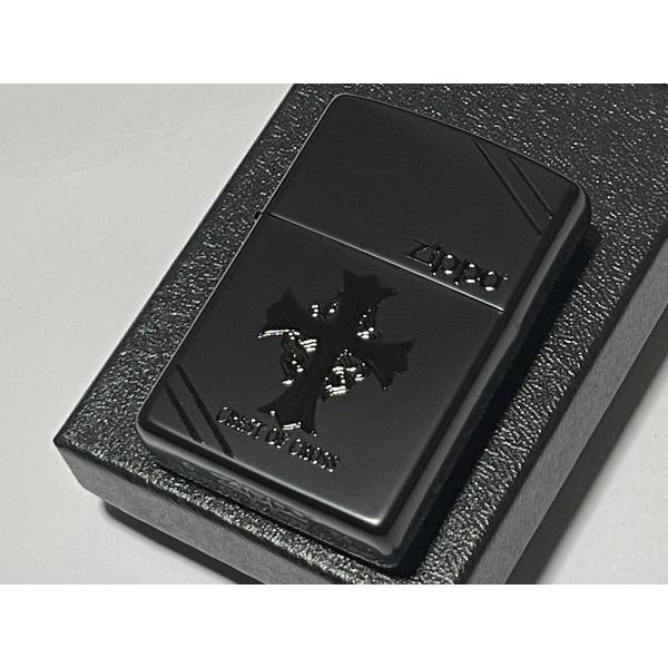 ZIPPO[ジッポー]2面連続盛上げペイント加工 EMBOS PRINT クロス 2BKR-CROSS | ZIPPO