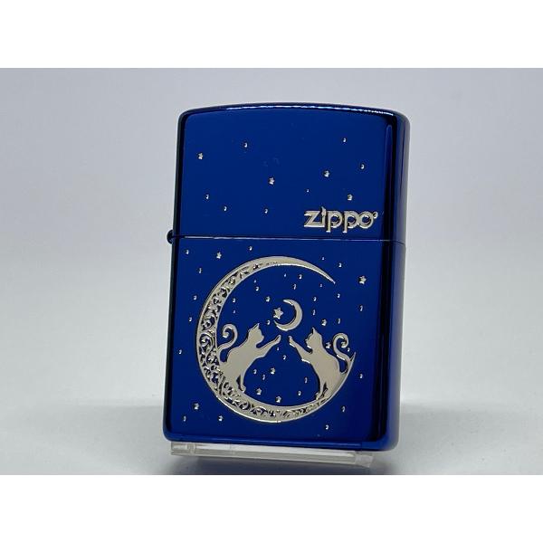ZIPPO[ジッポー]キャットシリーズ シルエットデザイン ブルー 2BLS-TCAT | ZIPPO