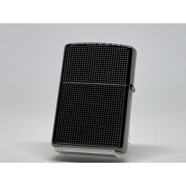 ZIPPO[ジッポー]両面加工 DOT & LOGO ドット＆ ロゴ ブラック 2BN-CUTLOGO |  | 01