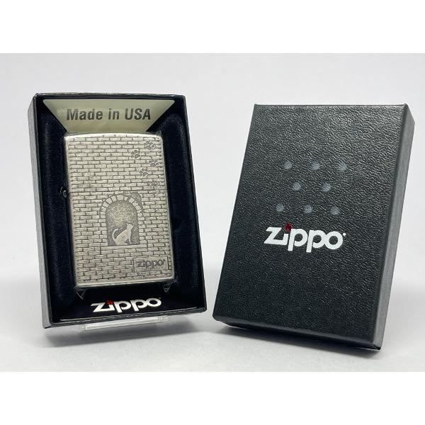 ZIPPO[ジッポー]キャットシリーズ ブロックキャット ニッケル 2NIB-BLOCKCAT | ZIPPO | 03