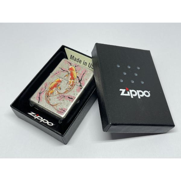 ZIPPO[ジッポー]JAPANESQUE 和の雅 桜鯉 銀バレル仕上げ 2SB-CARP | ZIPPO | 03