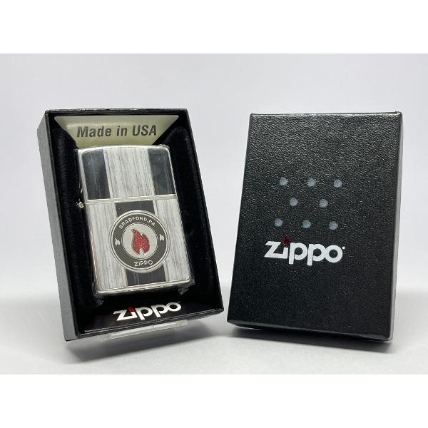 ZIPPO[ジッポー]両面加工 ZIPPO LOGO ジッポーロゴ ブラック 2SI-FLBK |  | 03