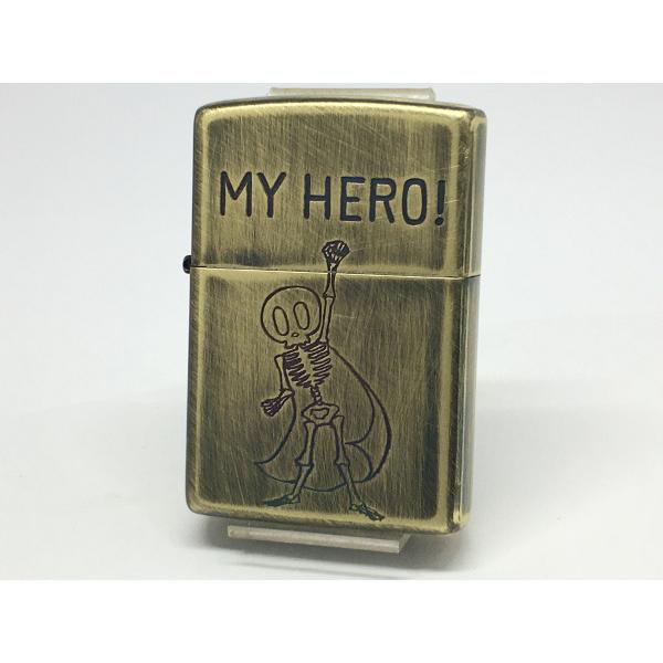 ZIPPO[ジッポー]ユーズドフィニッシュスカル MY HERO (頼れるあの人は私のヒーロー！)2UDB-HERO | ZIPPO