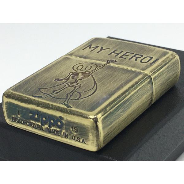 ZIPPO[ジッポー]ユーズドフィニッシュスカル MY HERO (頼れるあの人は私のヒーロー！)2UDB-HERO | ZIPPO | 02