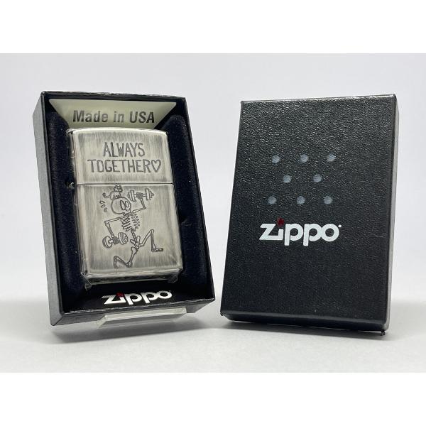 ZIPPO[ジッポー]ユーズドフィニッシュスカル ALWAYS TOGETHER (いつも一緒に。)2UDS-ALWAYS | ZIPPO | 03