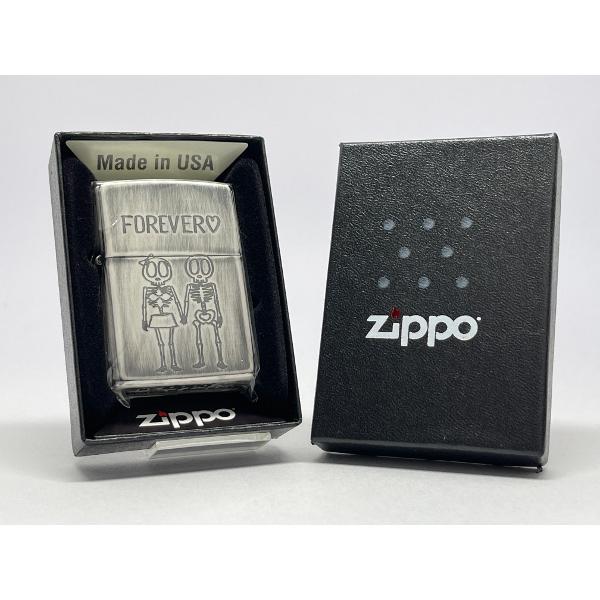 ZIPPO[ジッポー]ユーズドフィニッシュスカル FOREVER (骨になっても愛はつづく。)2UDS-FOREVER | ZIPPO | 03
