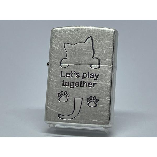 ZIPPO[ジッポー]キャットシリーズ 銀メッキ 2UDSI-CAT | ZIPPO