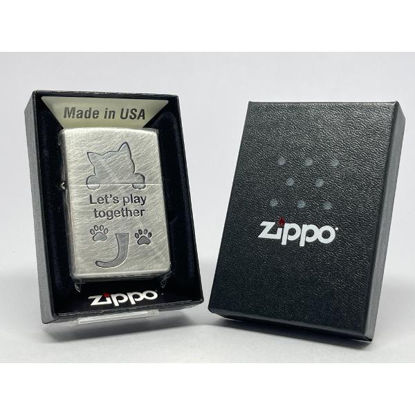 ZIPPO[ジッポー]キャットシリーズ 銀メッキ 2UDSI-CAT | ZIPPO | 03